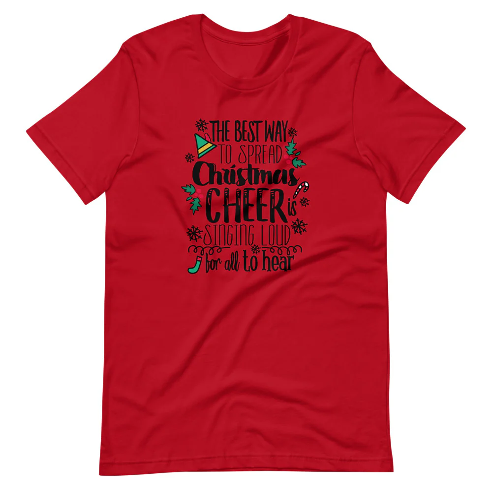 Elf Christmas T-shirt Buddy the Elf Christmas Shirt for Him Unisex T-Shirt