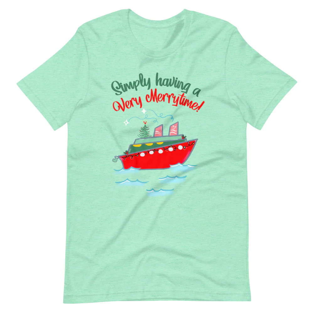 Very Merrytime T-Shirt Disney Cruise DCL Disney Christmas  Cruise Unisex T-Shirt