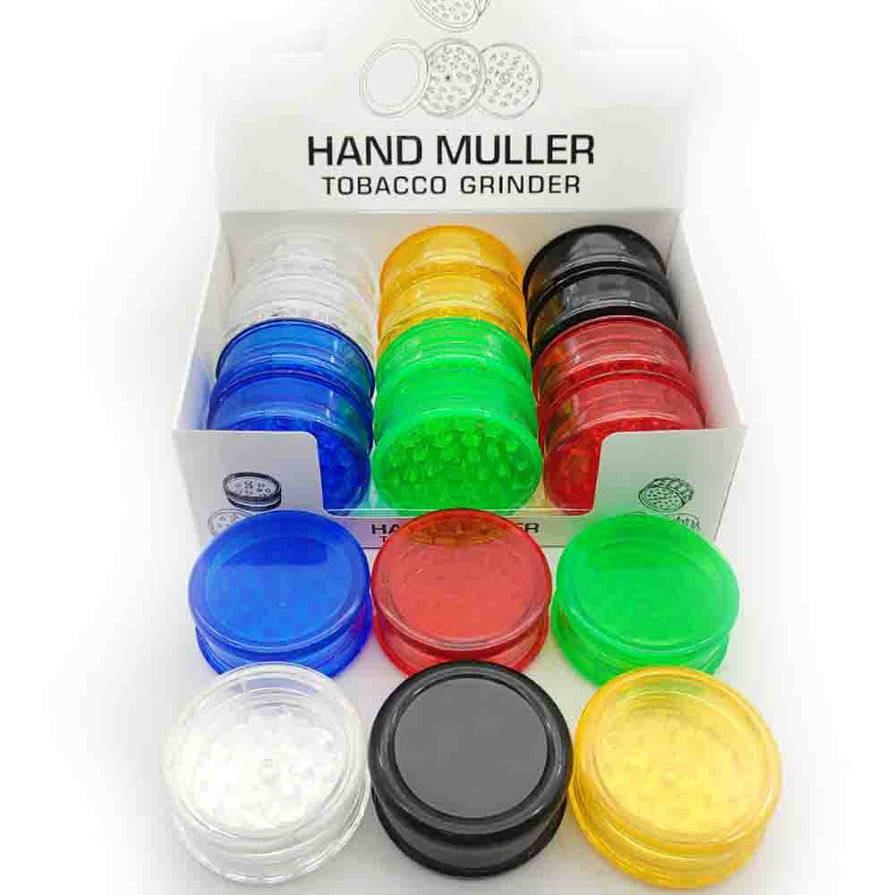 A1014 Plastic Grinder 60mm Diameter 3Layer Different Color Hot Sell