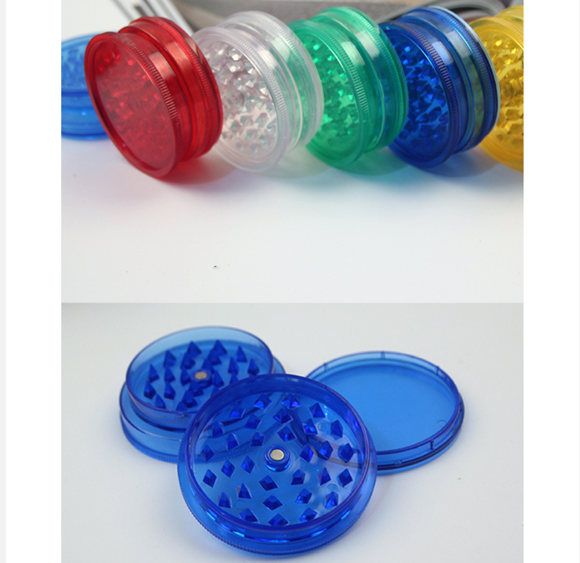 A1088 Plastic Grinder 40mm Diameter 3Layer Different Color