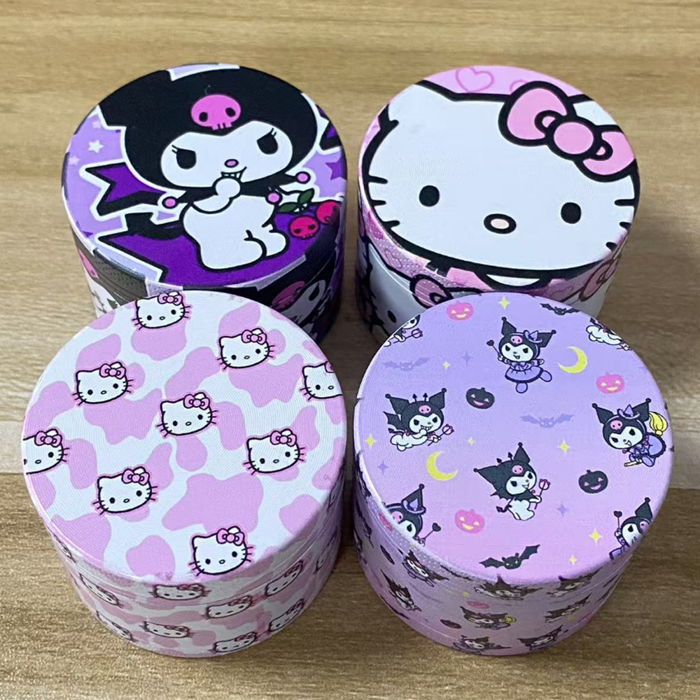 A1164 Hello Kitty Grinder 40/50/63/75mm Diameter 4Layer Hot Seller