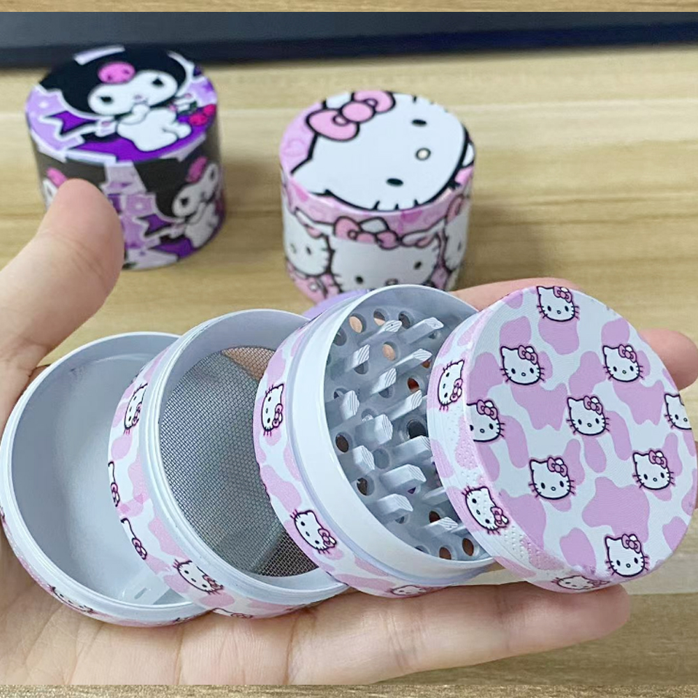 A1164 Hello Kitty Grinder 40/50/63/75mm Diameter 4Layer Hot Seller
