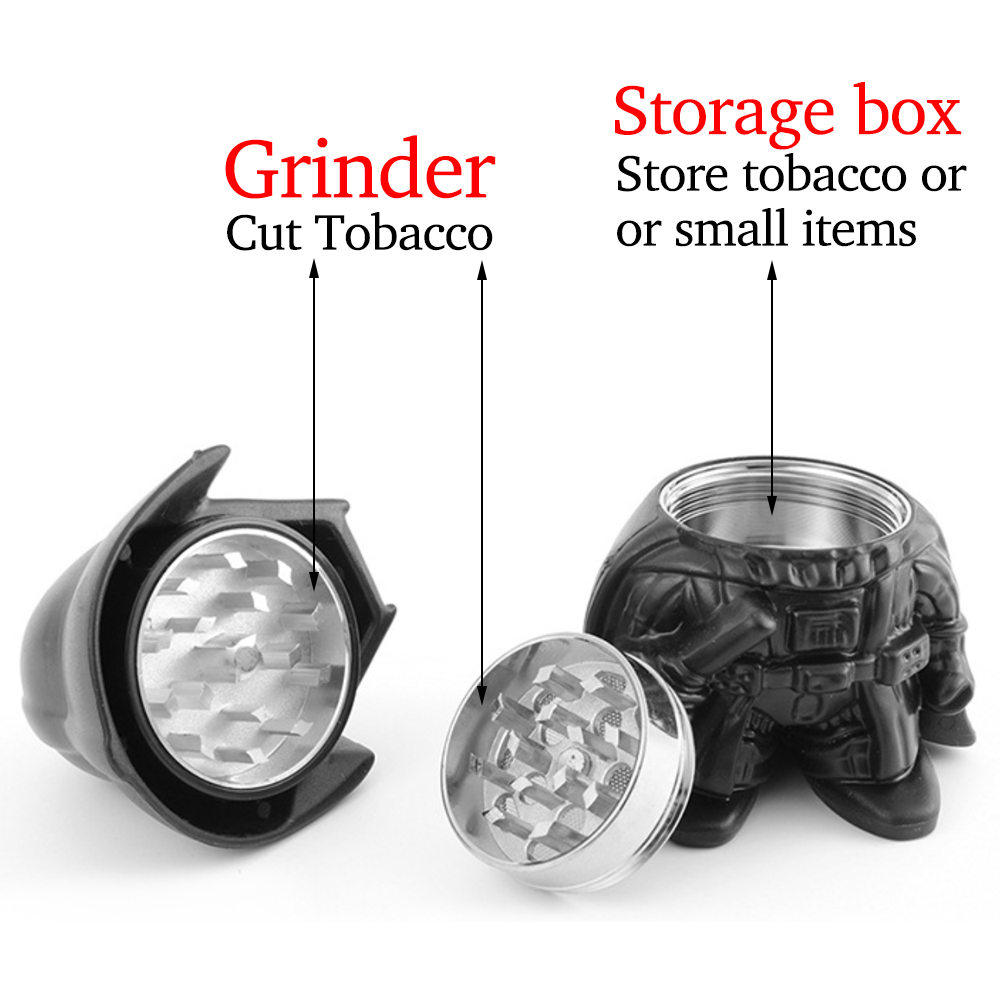 A1036 Darth Vader Grinrder 3Layer With Storage Function