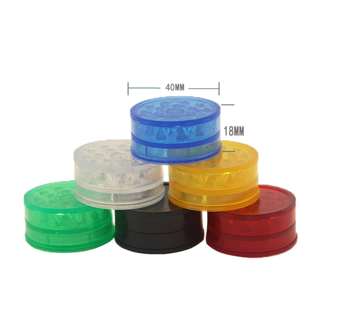 A1088 Plastic Grinder 40mm Diameter 3Layer Different Color