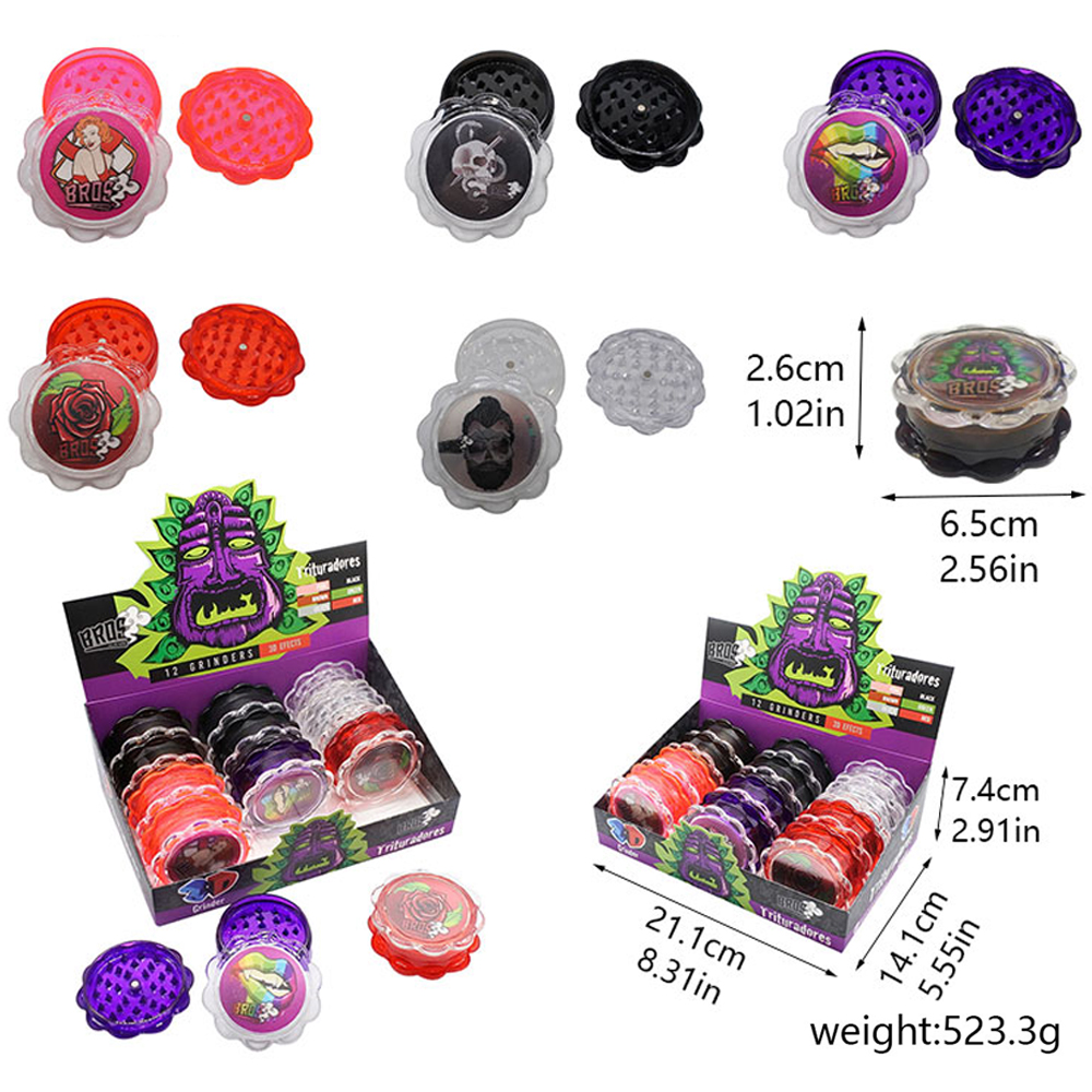 A1193 Plastic Grinder 65mm Diameter 3Layer