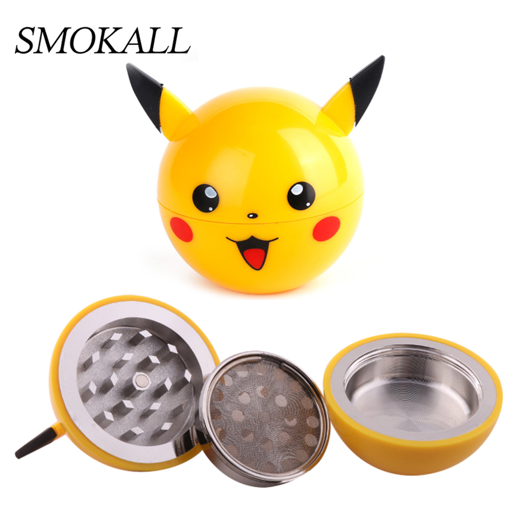 A1112 Pokeman Grinder 3Layer 50mm Diameter Hot Seller