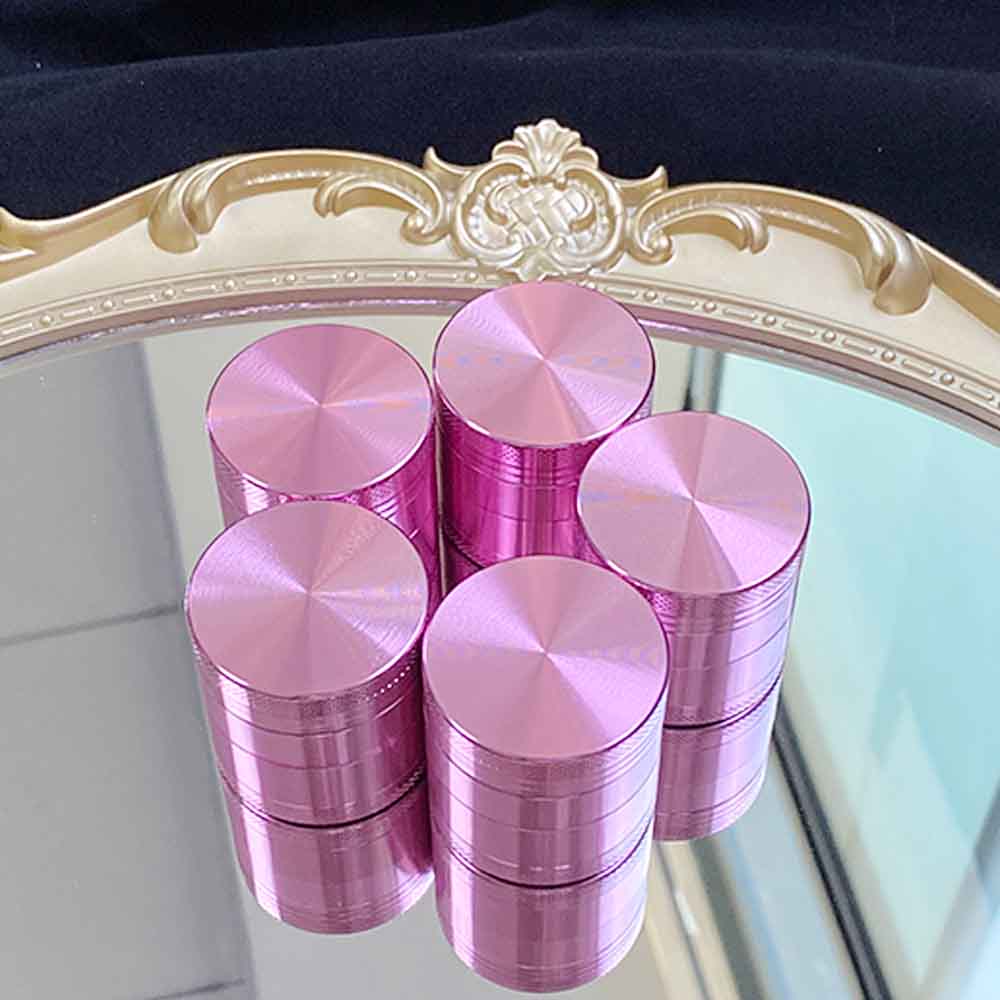 A1079 Aluminum Alloy Grinder 40/50mm Pink 4Layer