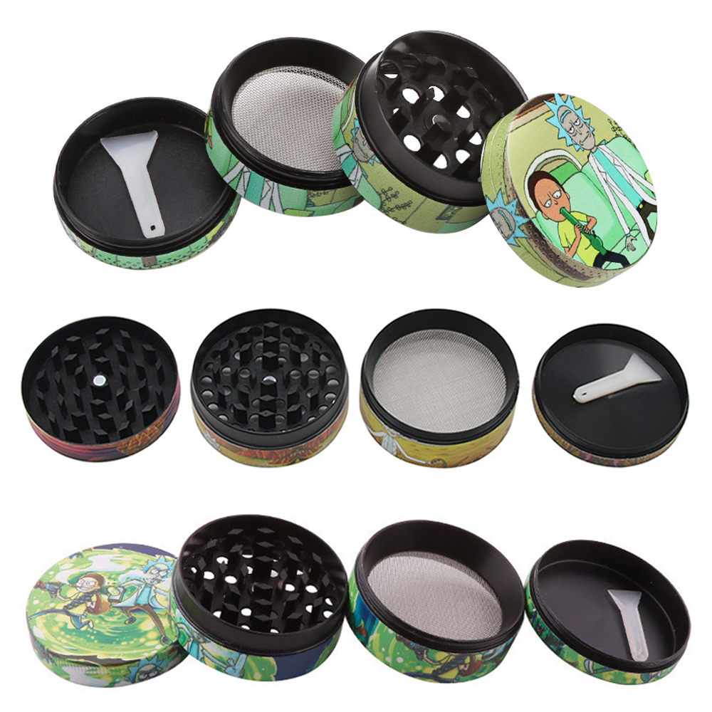 A1092 Rick And Morty Grinder 40/50/63/75mm Diameter 4Layer