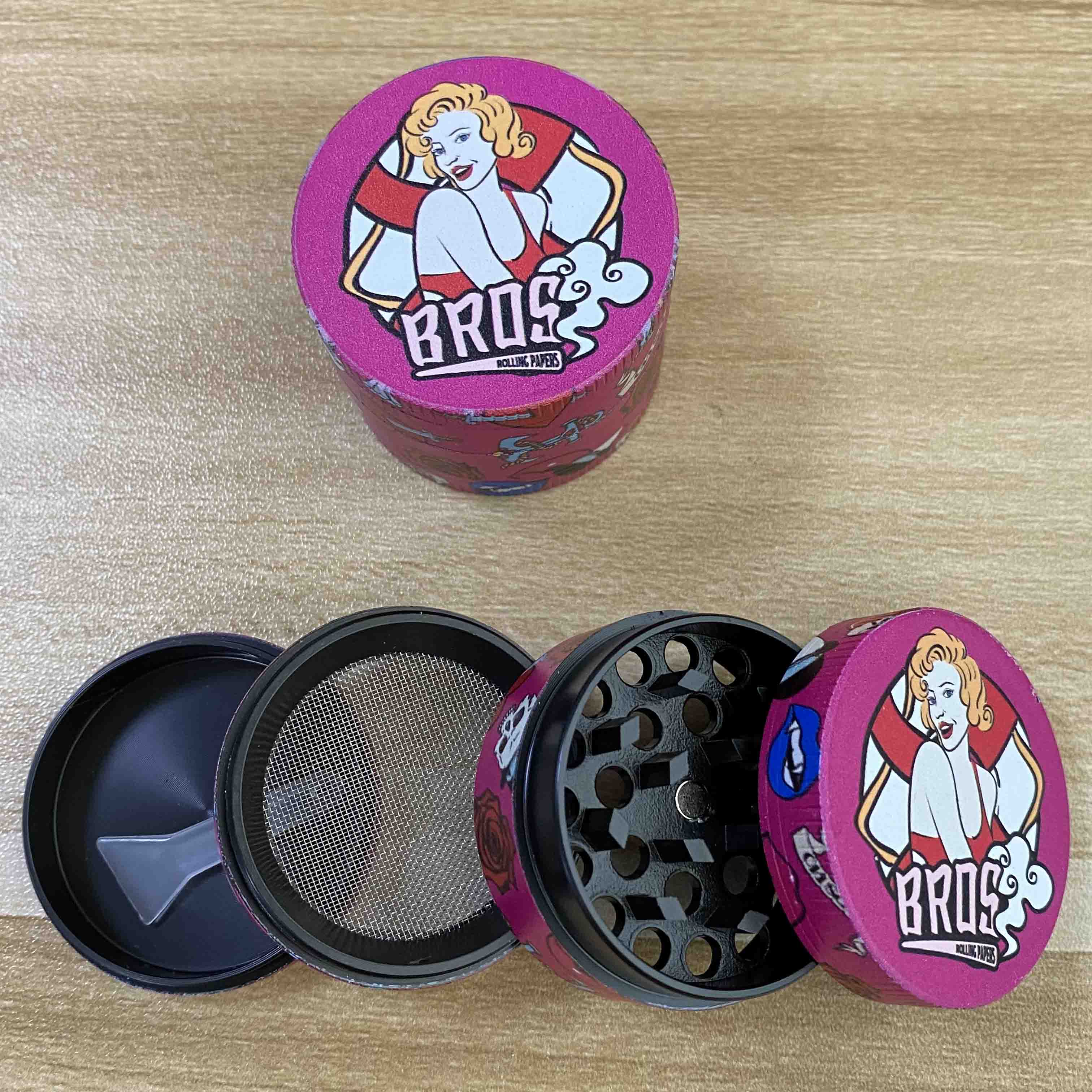 A1151 Girl Grinder 40/50/63mm Diameter As Gift 4Layer