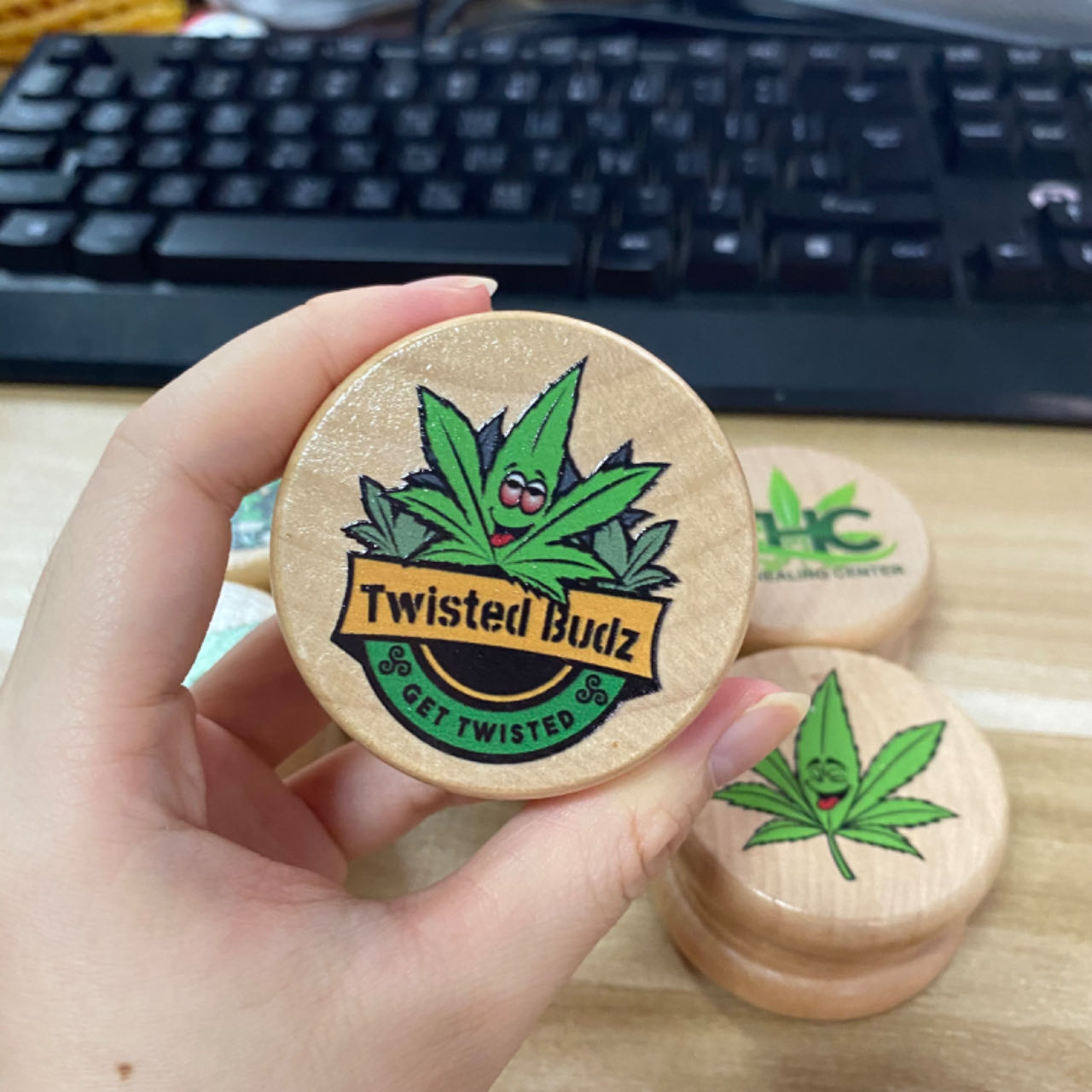 A1120 Weed Pattern Grinder 2Layer 45mm Diameter