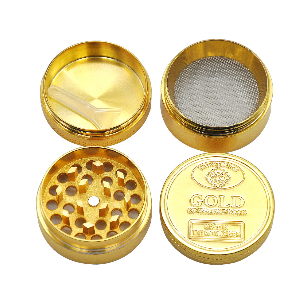 A1148 Gold Grinder 40/50/63mm Diameter 4Layer Hot Sell