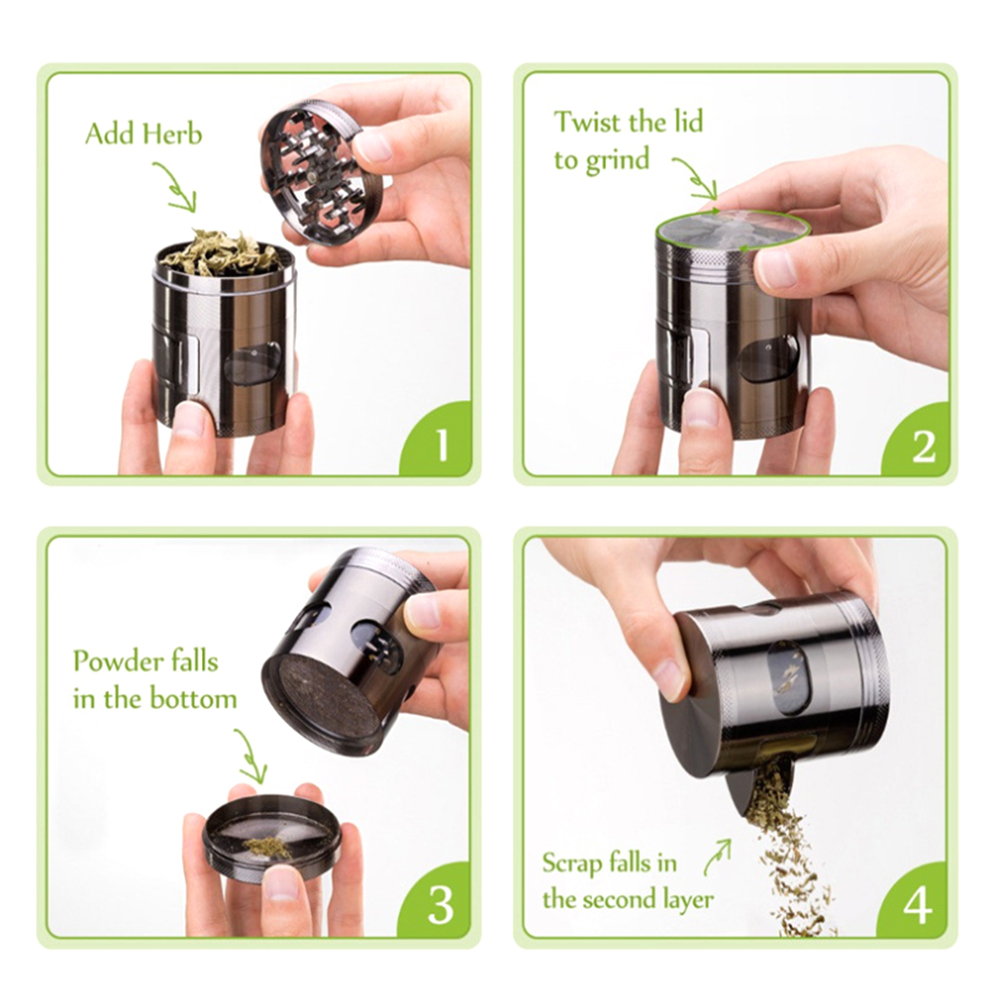 A1058 Versatile Grinder 63mm Diameter 4Layer Hot Sell