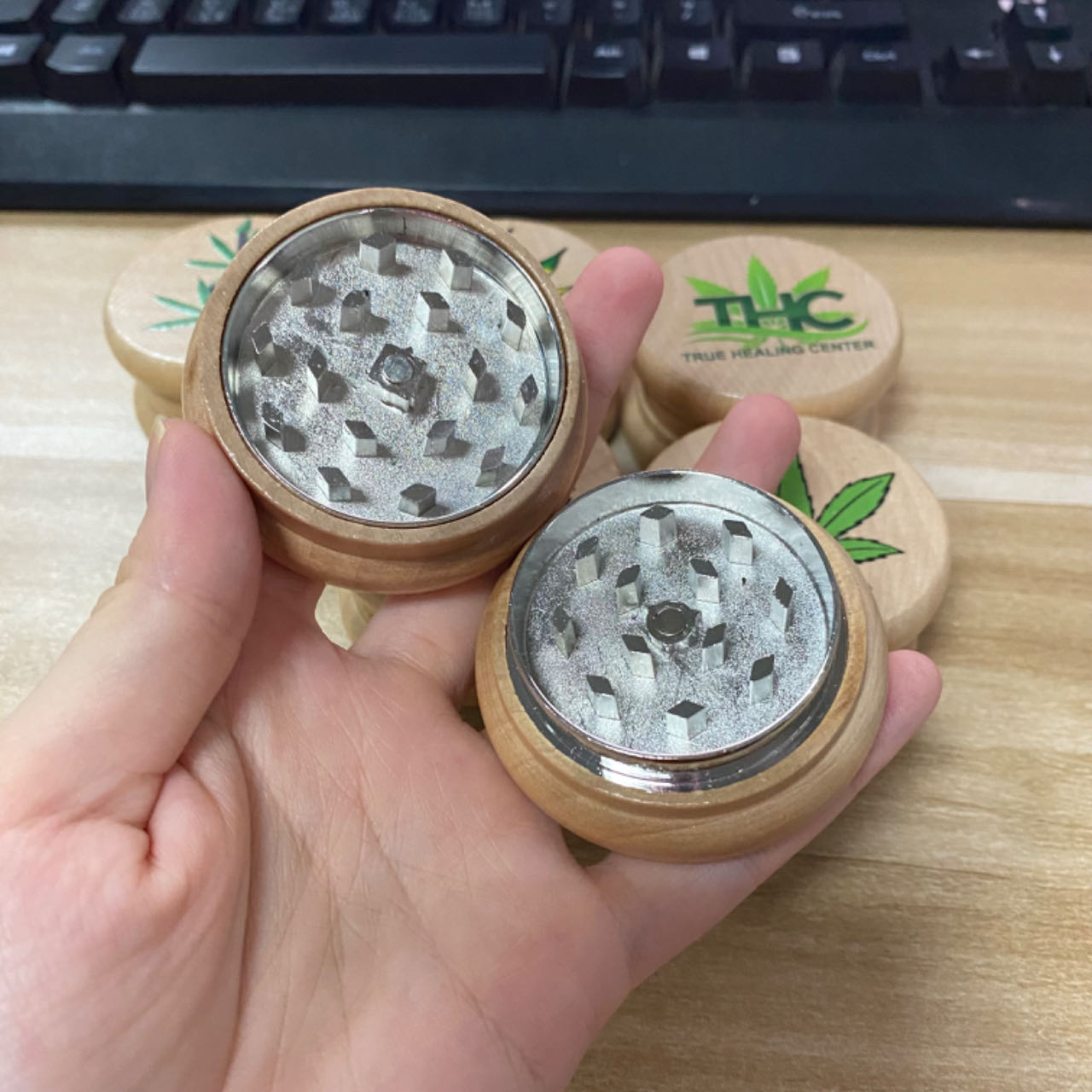 A1120 Weed Pattern Grinder 2Layer 45mm Diameter