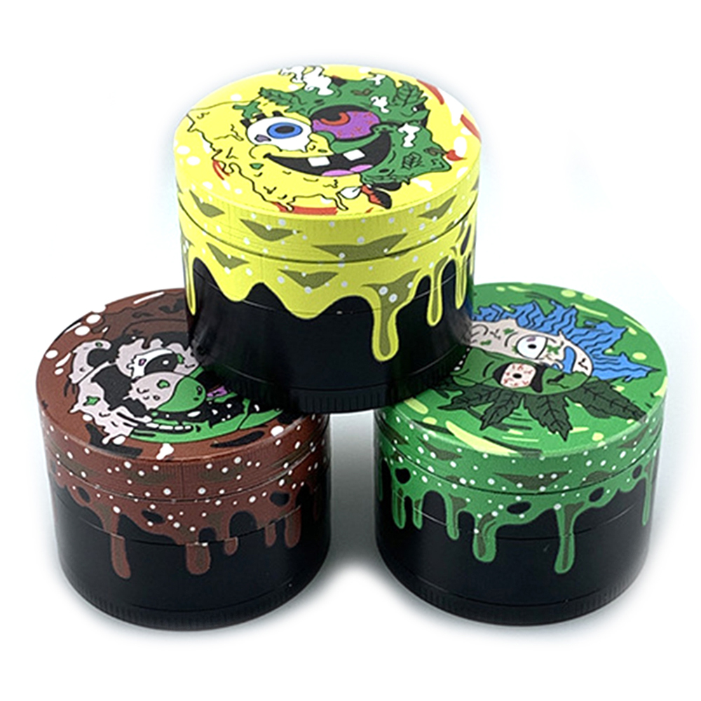 A1095 SpongeBob Grinder 40/50/63mm Diameter Super Mario and Morty 4Layer