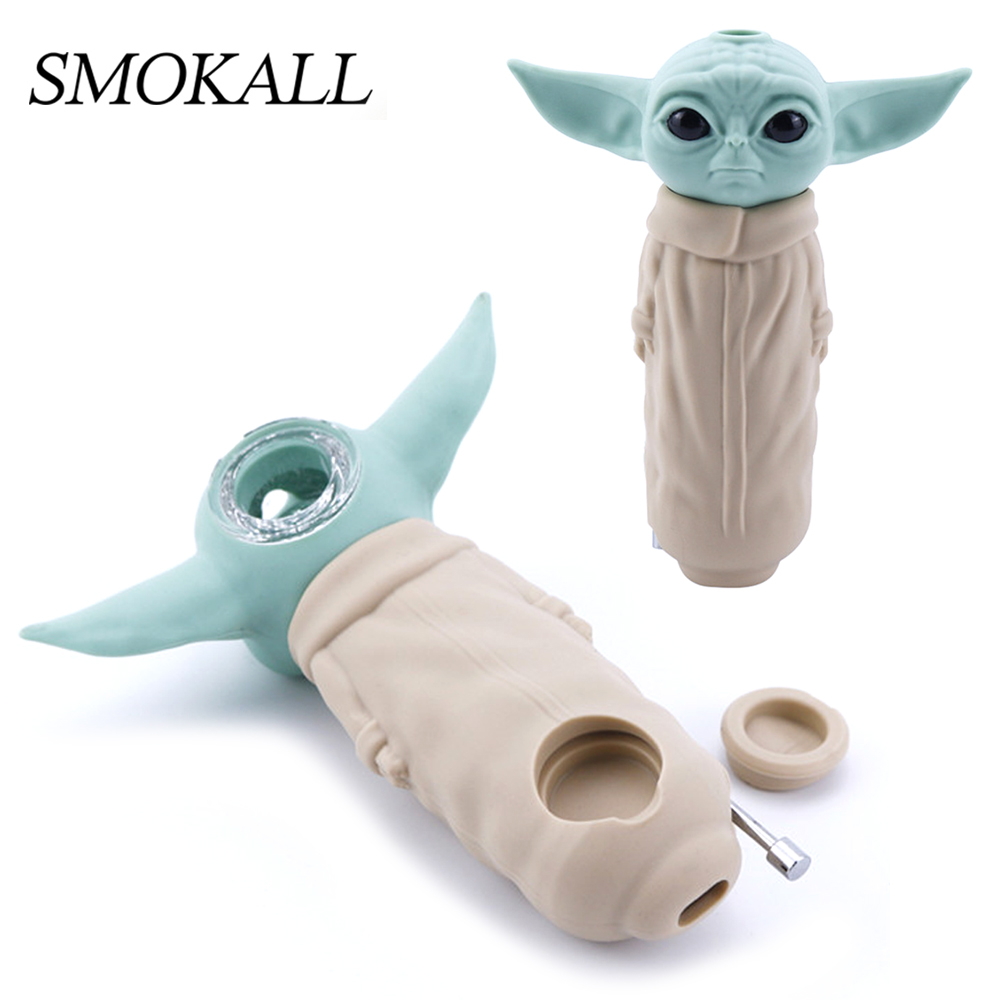 A1802 Yoda Silicone Pipe Hot Sell