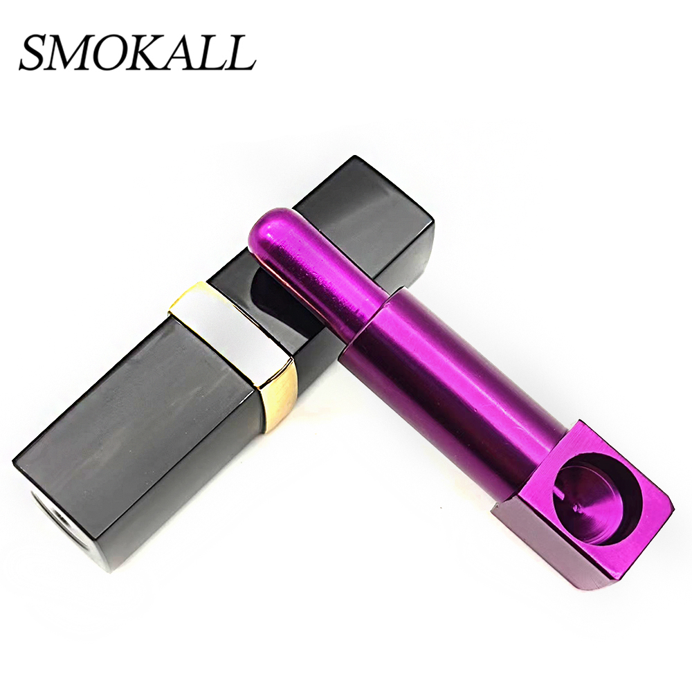 A1594 Lipstick Metal Pipe With Lid