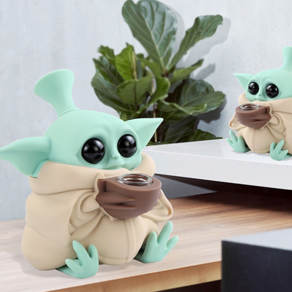 A1803 Yoda Silicone Pipe Hot Sell