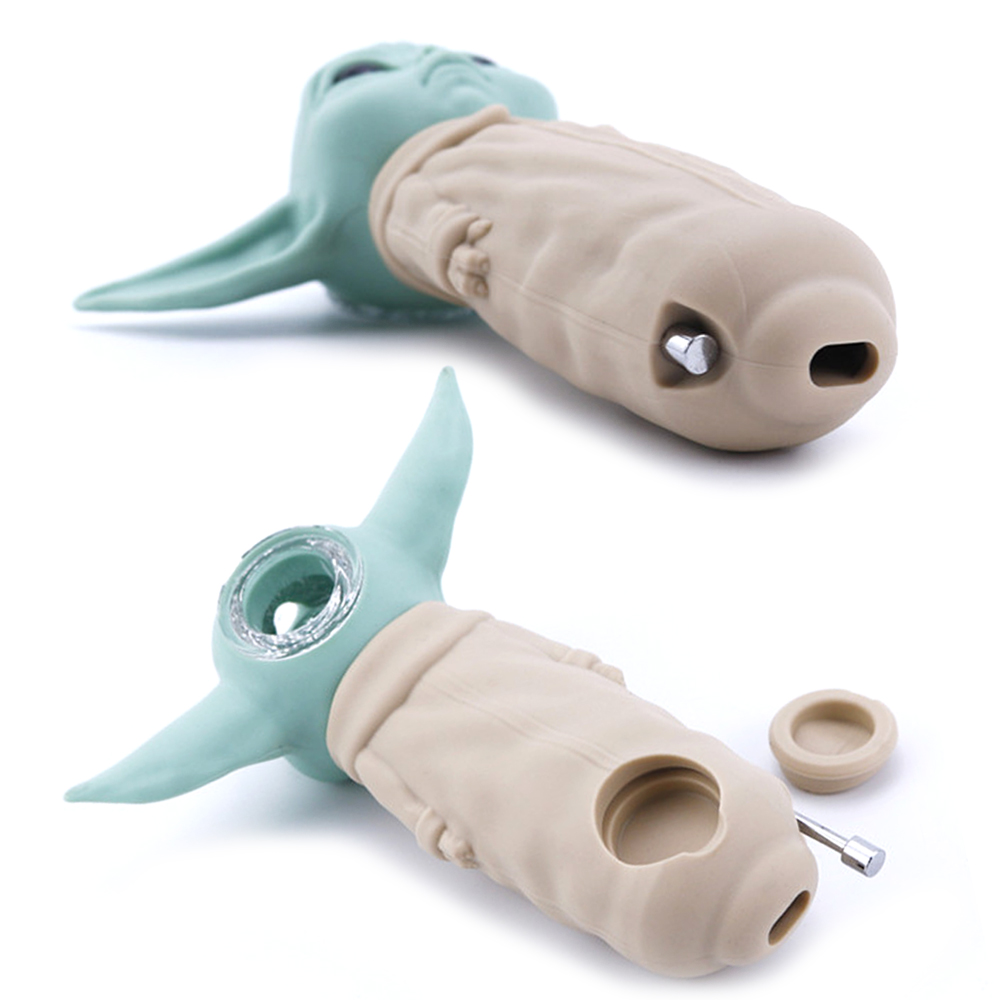 A1802 Yoda Silicone Pipe Hot Sell
