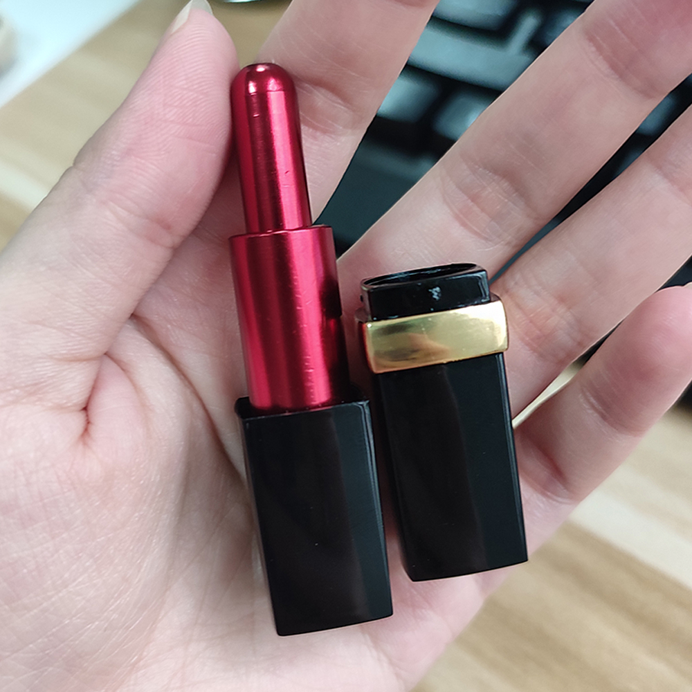 A1594 Lipstick Metal Pipe With Lid