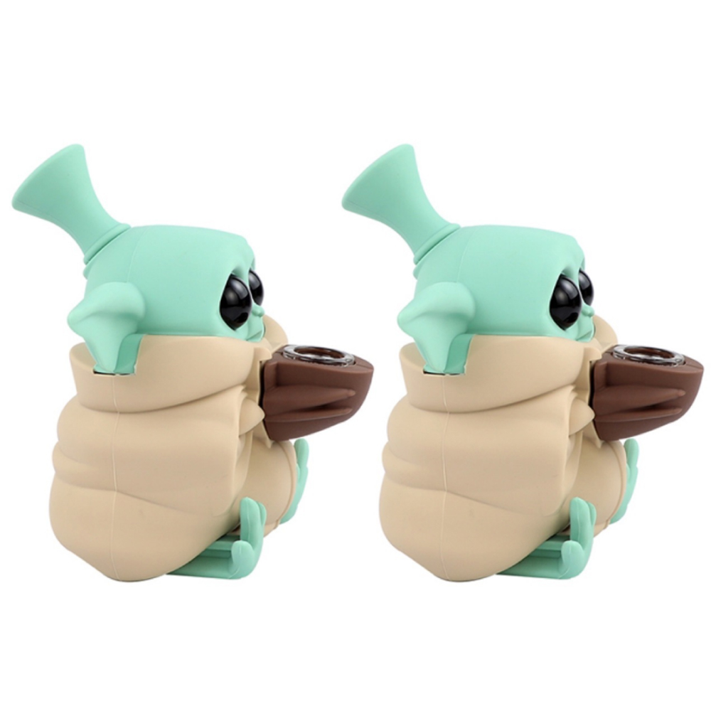 A1803 Yoda Silicone Pipe Hot Sell