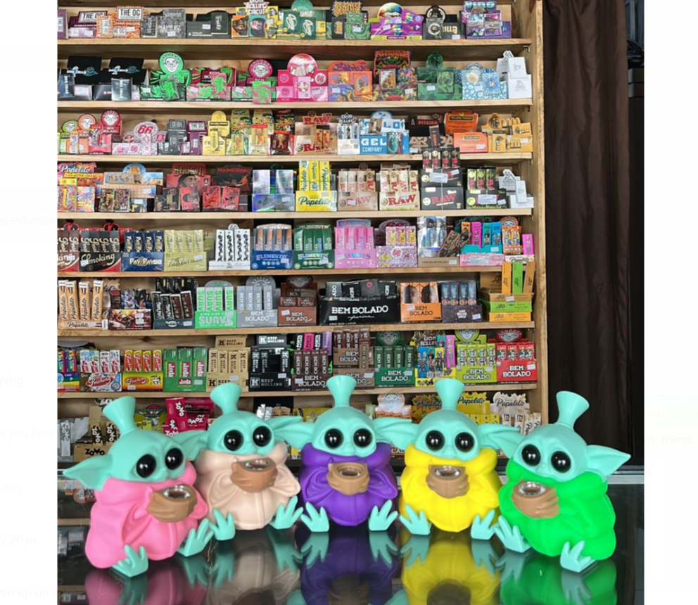 A1803 Yoda Silicone Pipe Hot Sell