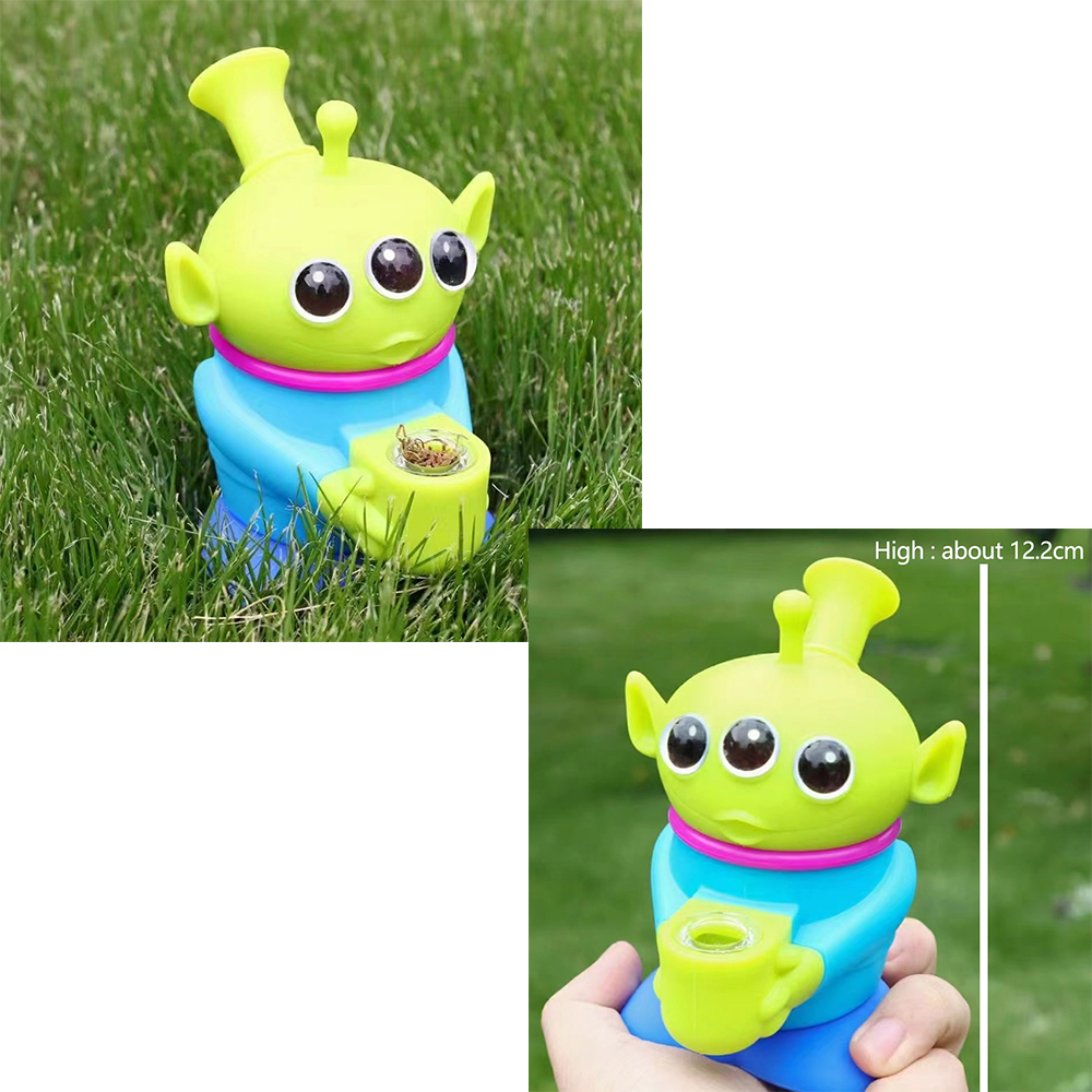 A1879 Hot Sell Silicone Pipe With Glass Bowl