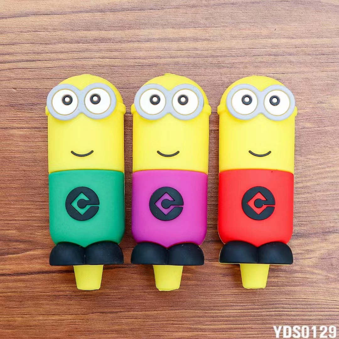 A1859 Silicone Pipe With Glass Bowl Hot Sell