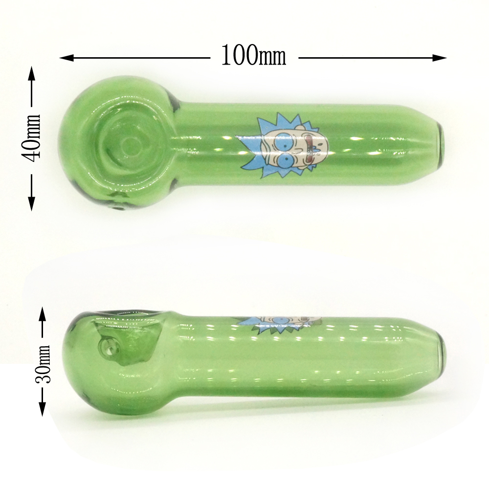 A1528 Rick And Morty Glass Pipe Hot Sell