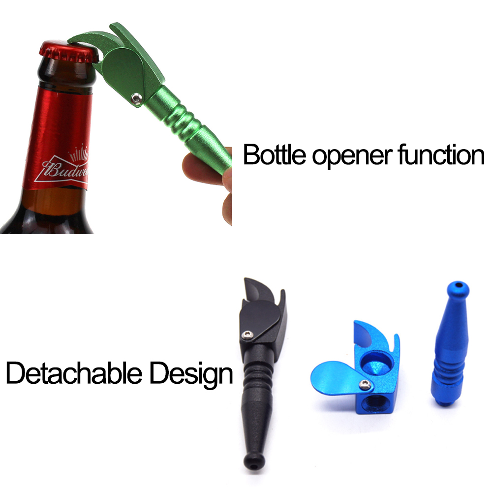 A1592 Metal Pipe With Bottle Opener Function