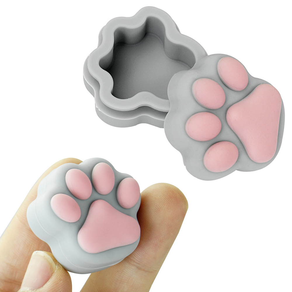 A3262 Cat Paw Silicone Jar 9ml Different Color
