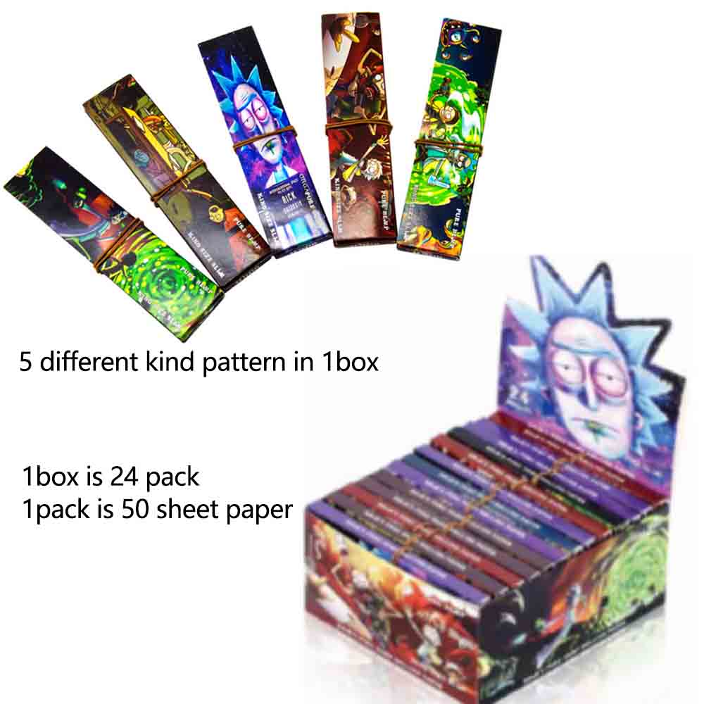 A558 Rick And Morty Rolling Paper 2Kinds Of Size (78mm and 110mm)