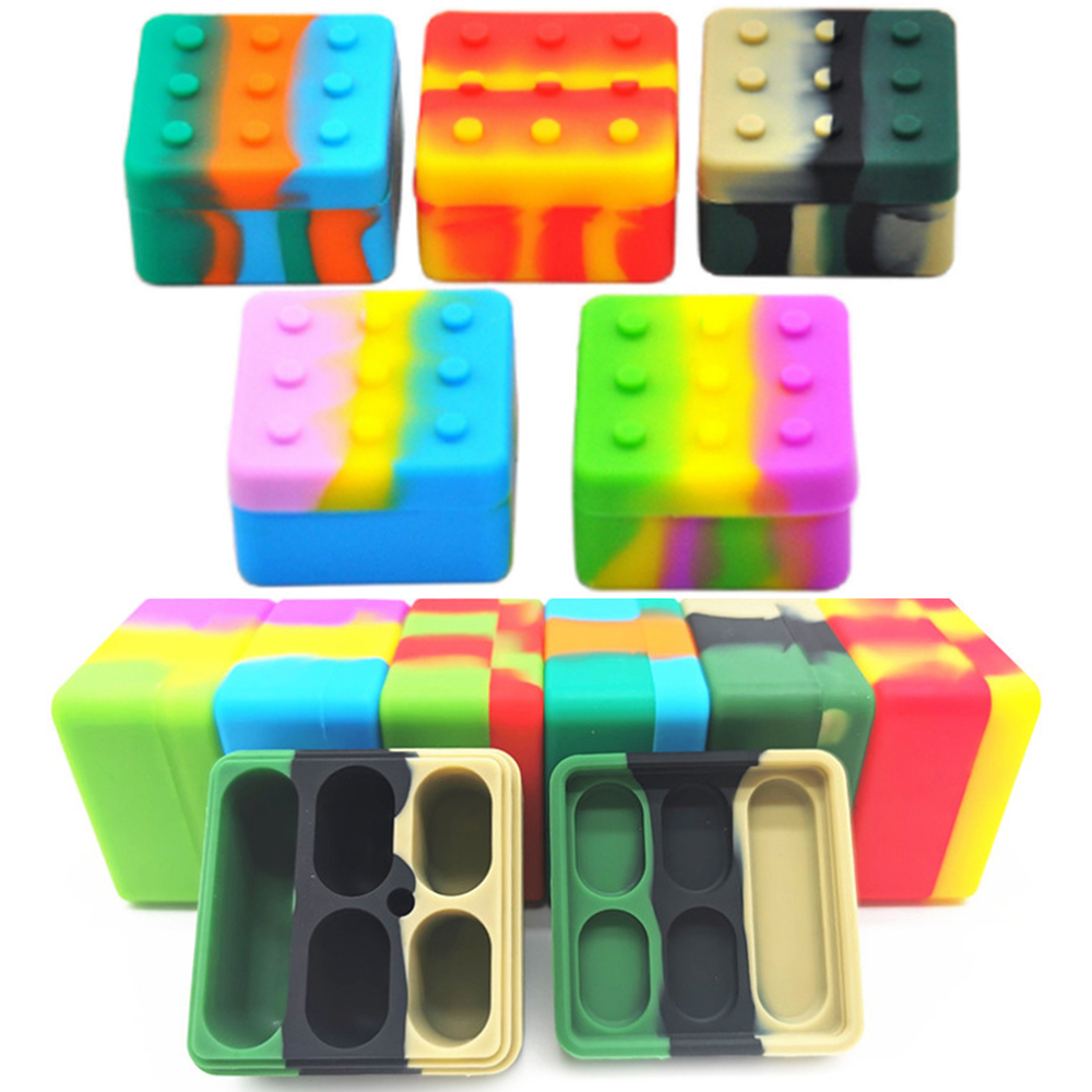 A3224 Silione Jar 26ml Different Color 5 Spaces