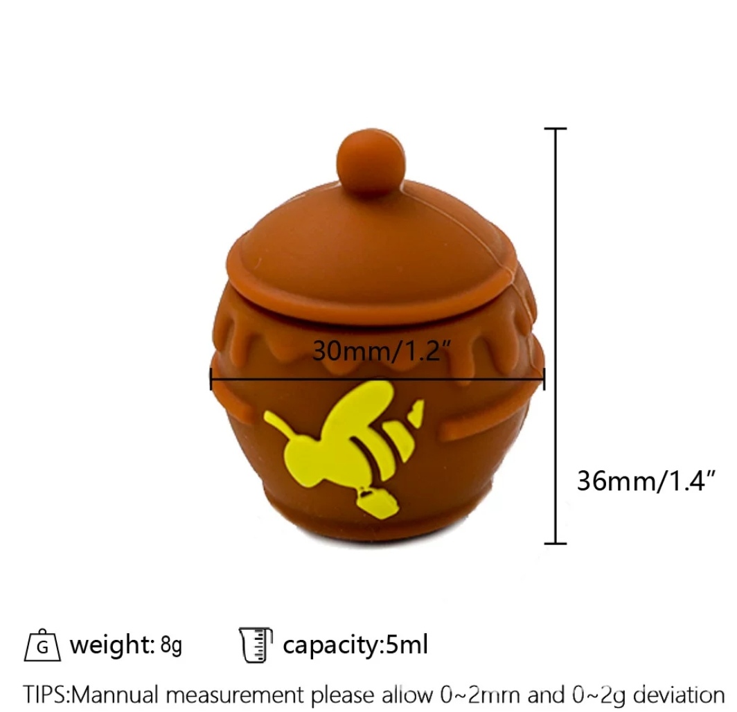 A3327 Bee Silicone Jar 5ml Hot Sell