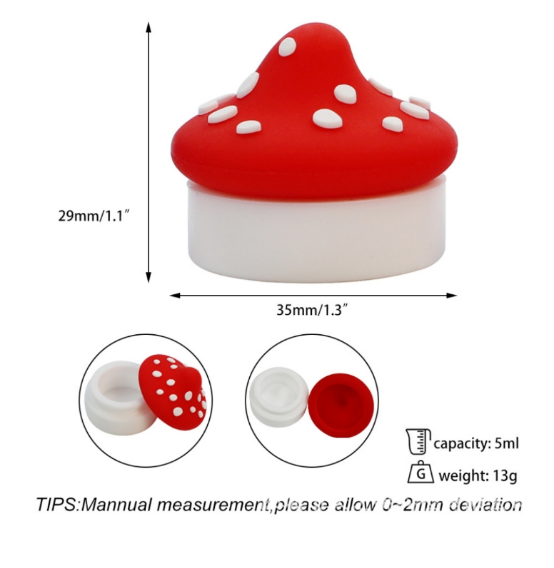 A3325 Mushroom Silicone Jar 5ml