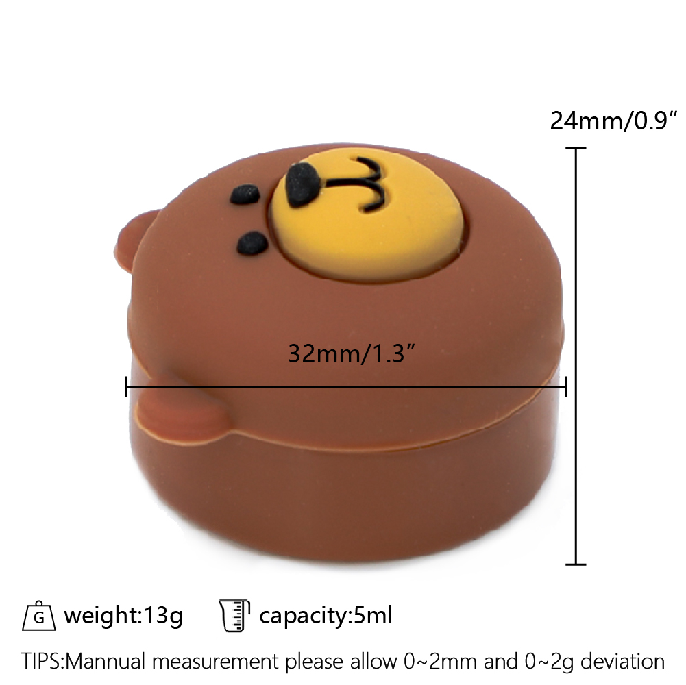 A3331 Bear Silicone Jar 5ml
