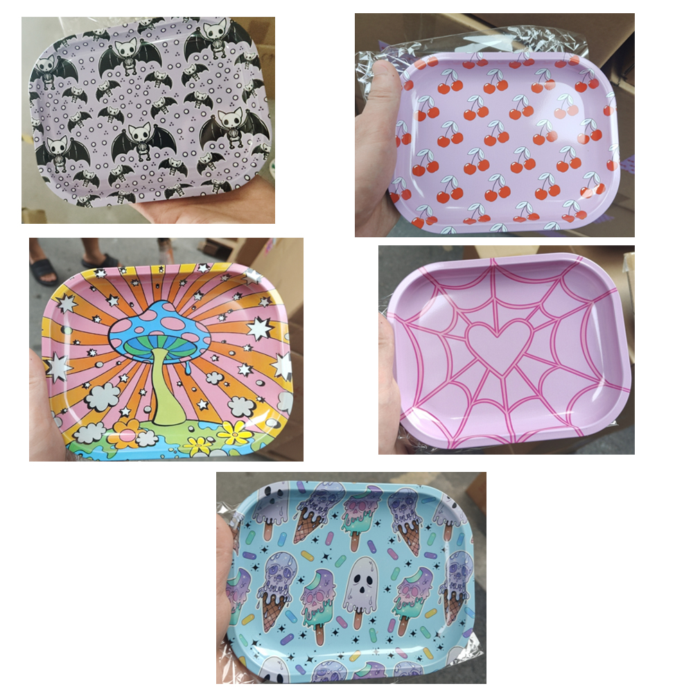 A595 Rolling Paper Tray 18x14cm Size Metal Tray