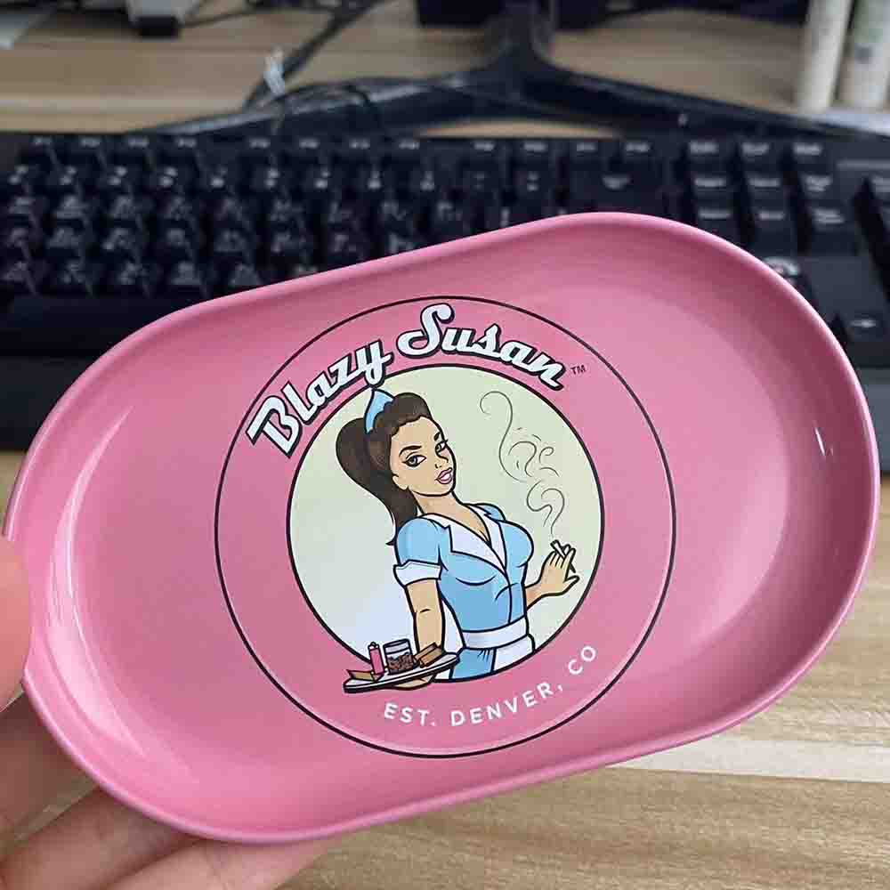 A588 Hello Kitty Rolling Paper Tray 13x8cm Metal Tray