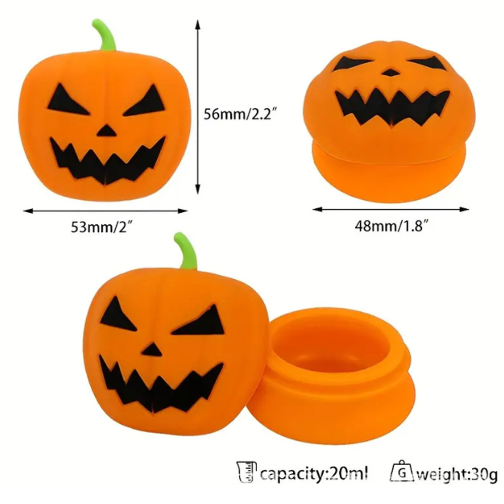 A3395 Pumpkin Silicone Jar 20ml