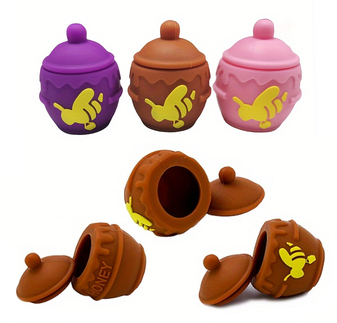 A3327 Bee Silicone Jar 5ml Hot Sell
