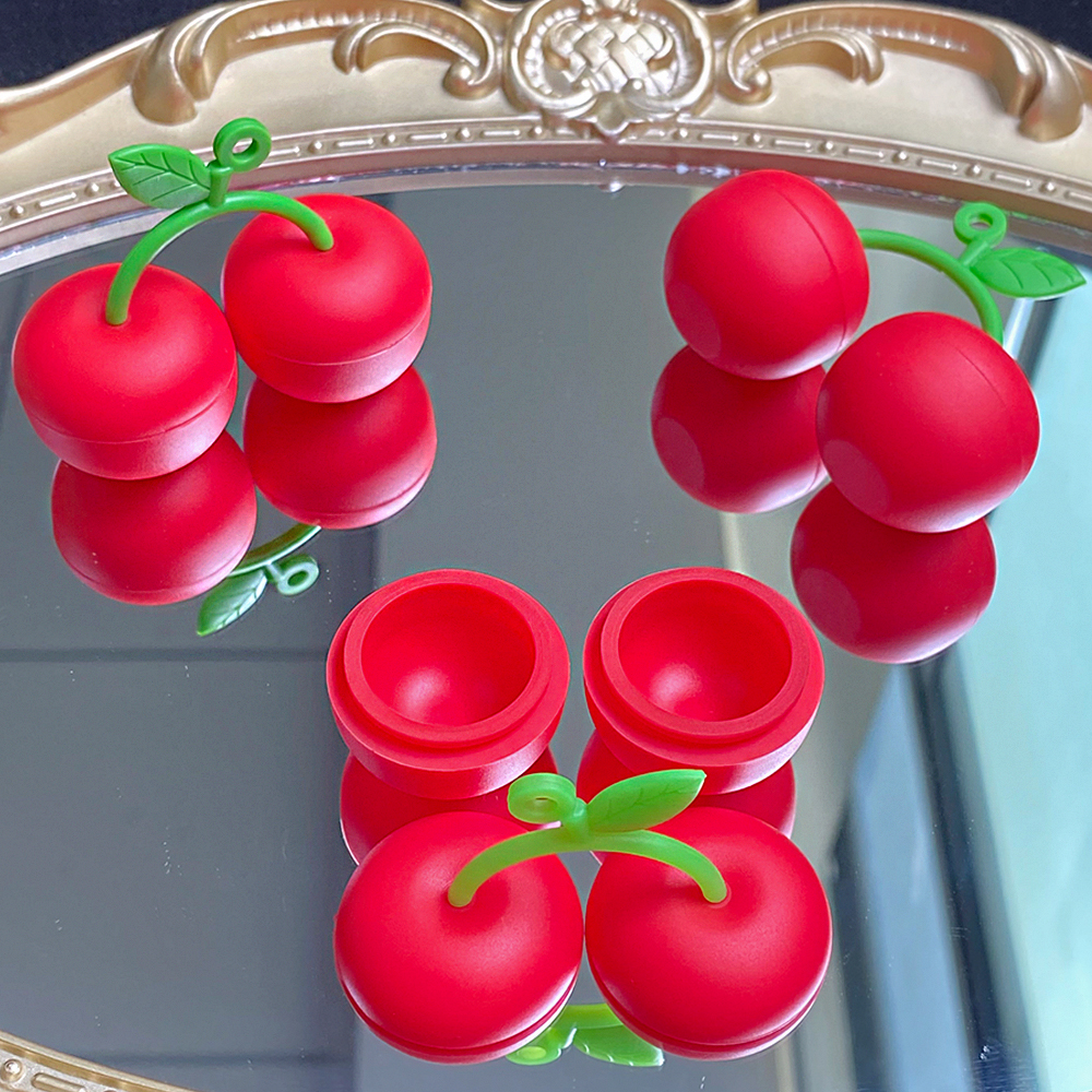 A3378 Cherry Silicone Jar 2Pcs Per Set