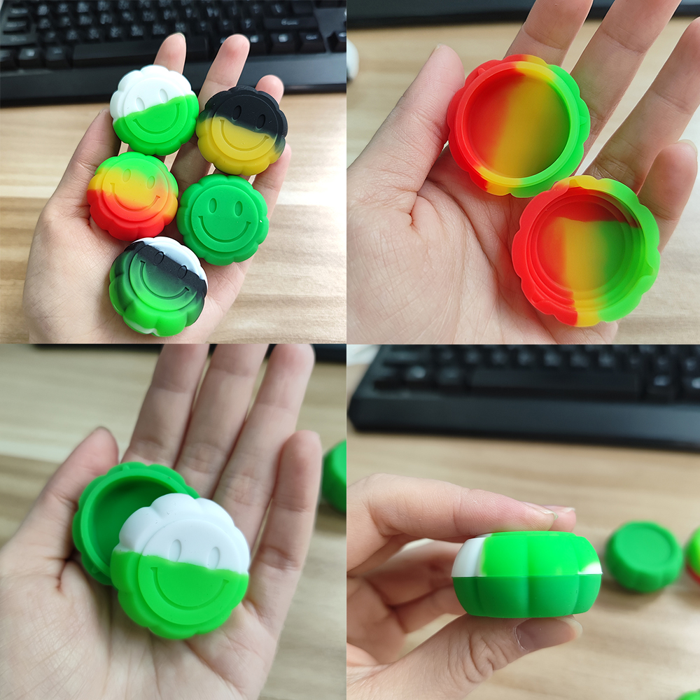 A3218 Pumpkin Silicone Jar 6ml Different Color