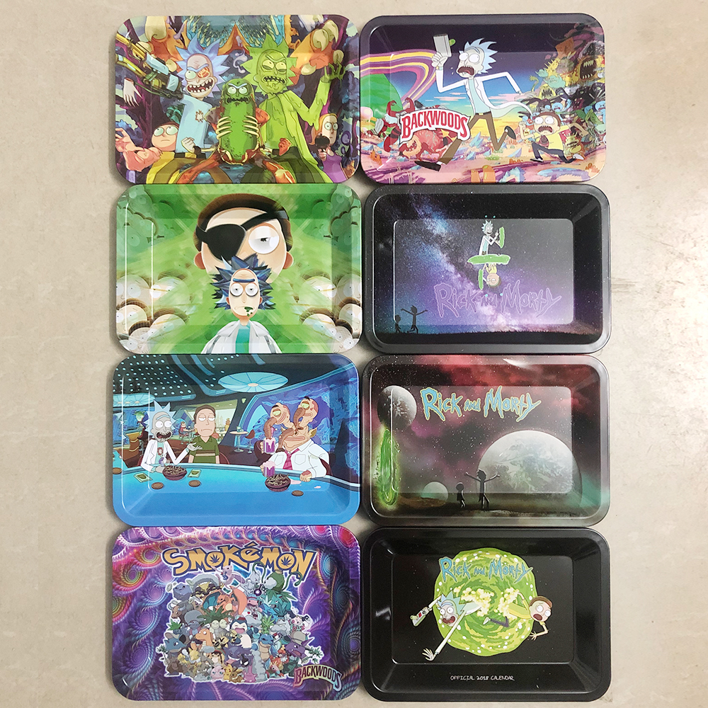 A43 Rolling Paper Tray 18x12.5cm Size Metal Tray