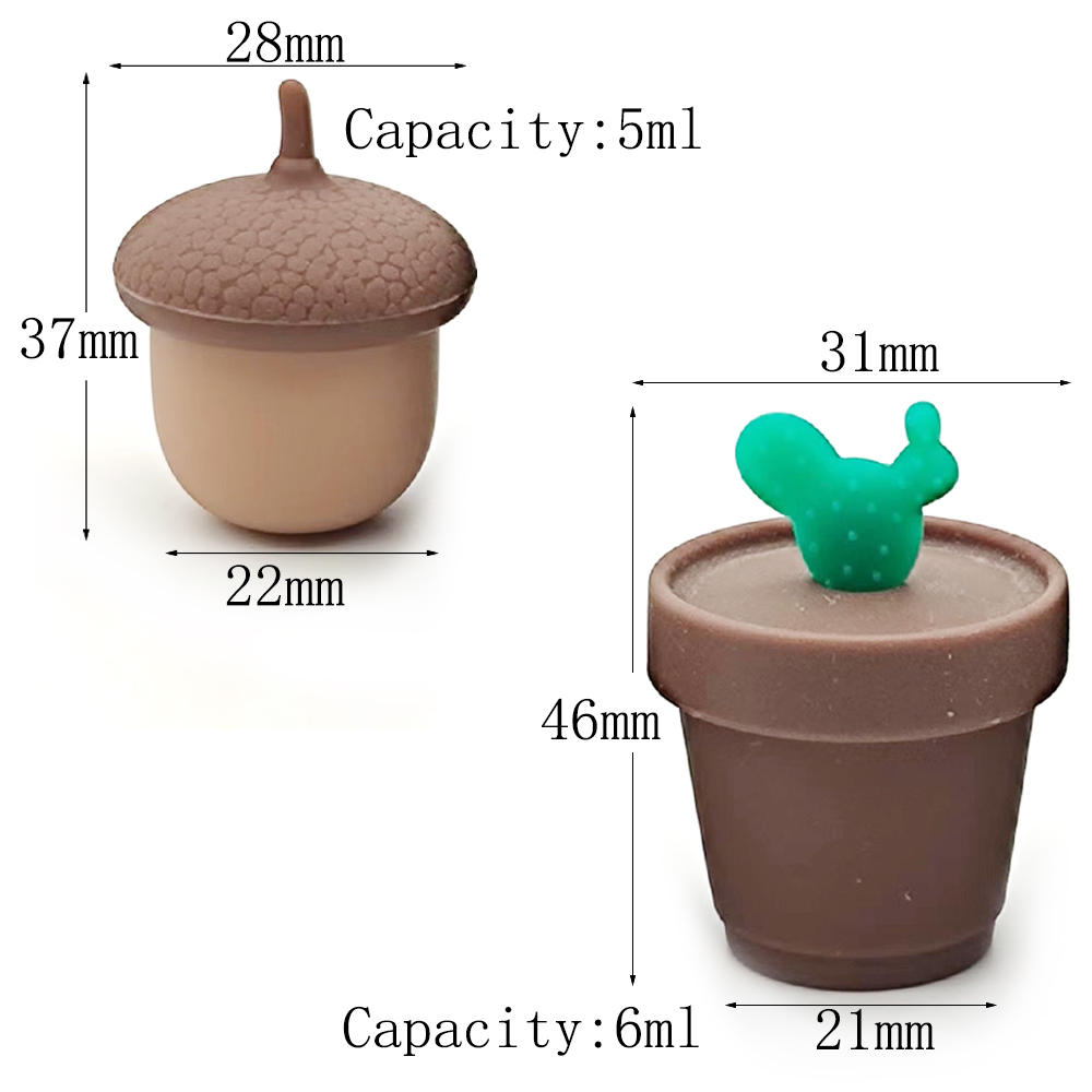 A3316 Silicone Jar 5/6ml 2kinds of Model