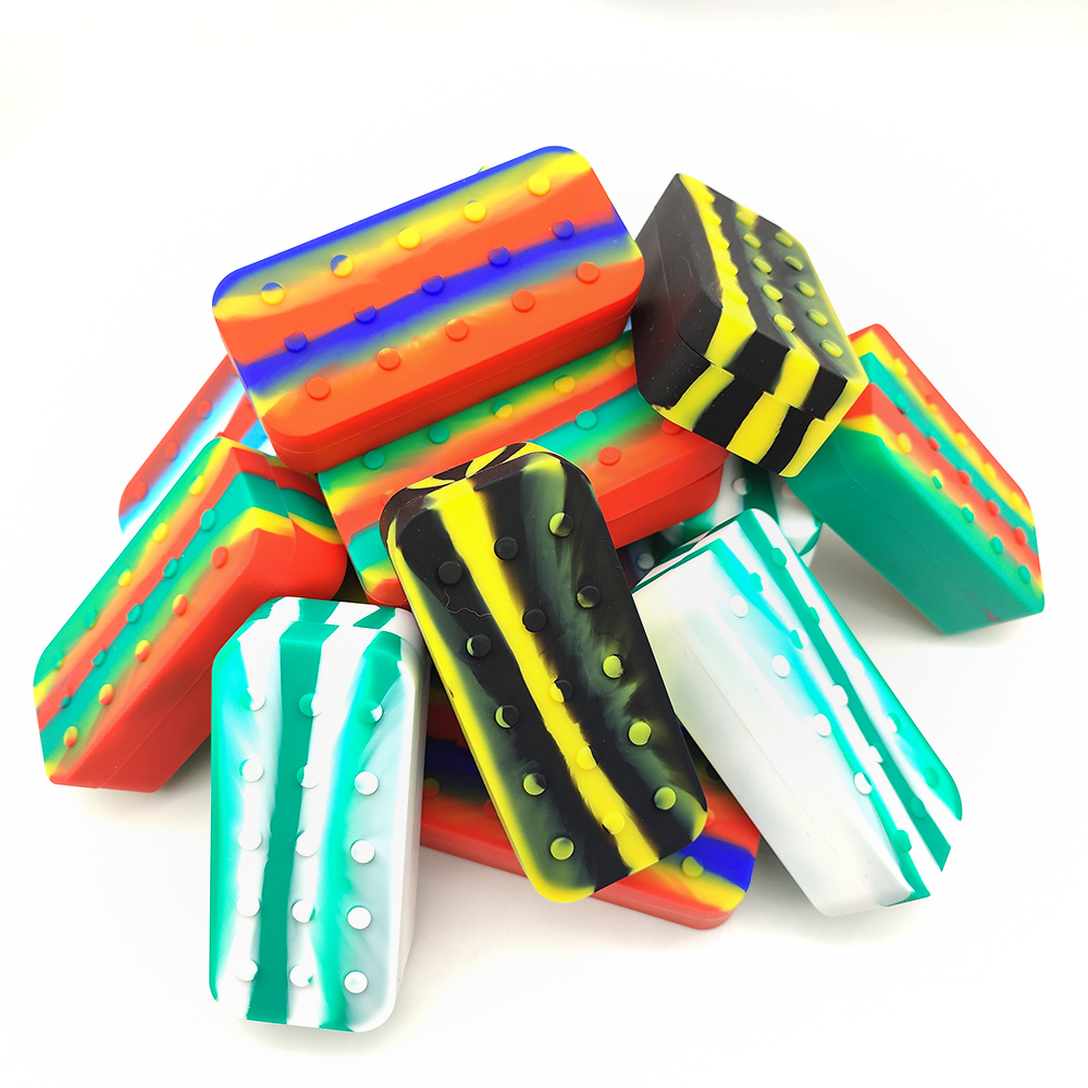 A3313 Large Capacity Silicone Jar 85ml Different Color 4Spaces