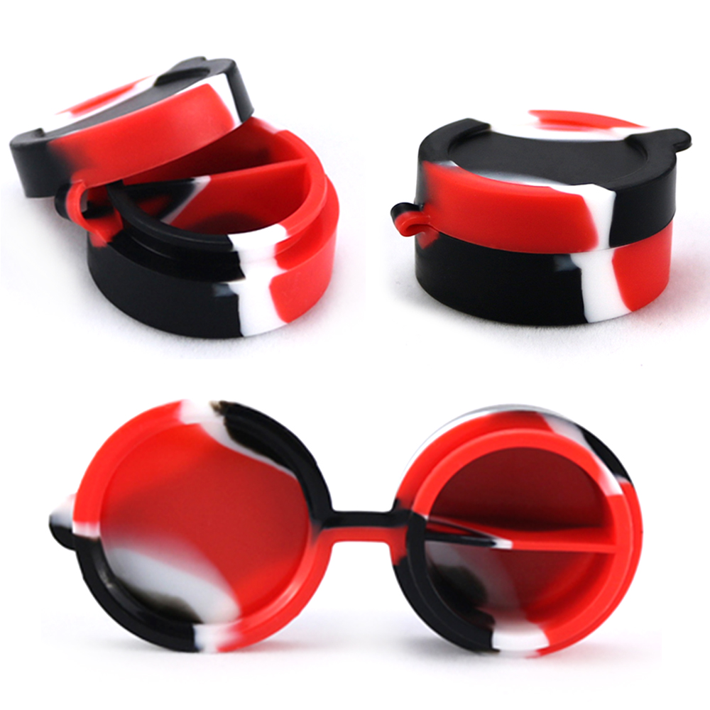 A3207 Silicone Jar 7/10ml One-two partition space Hot Sell