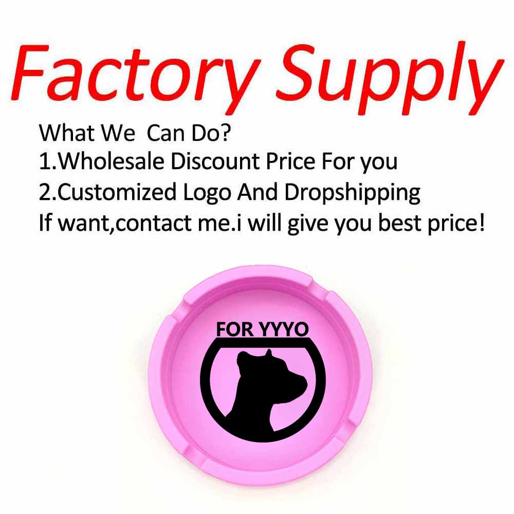 A8 Round Silicone Ashtray Different Color