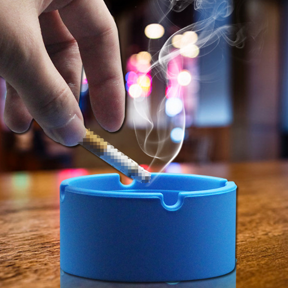 A481 Silicone Ashtray With Lid