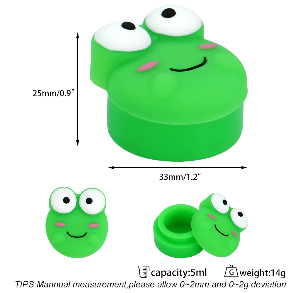A3335 Frog Silicone Jar 5ml