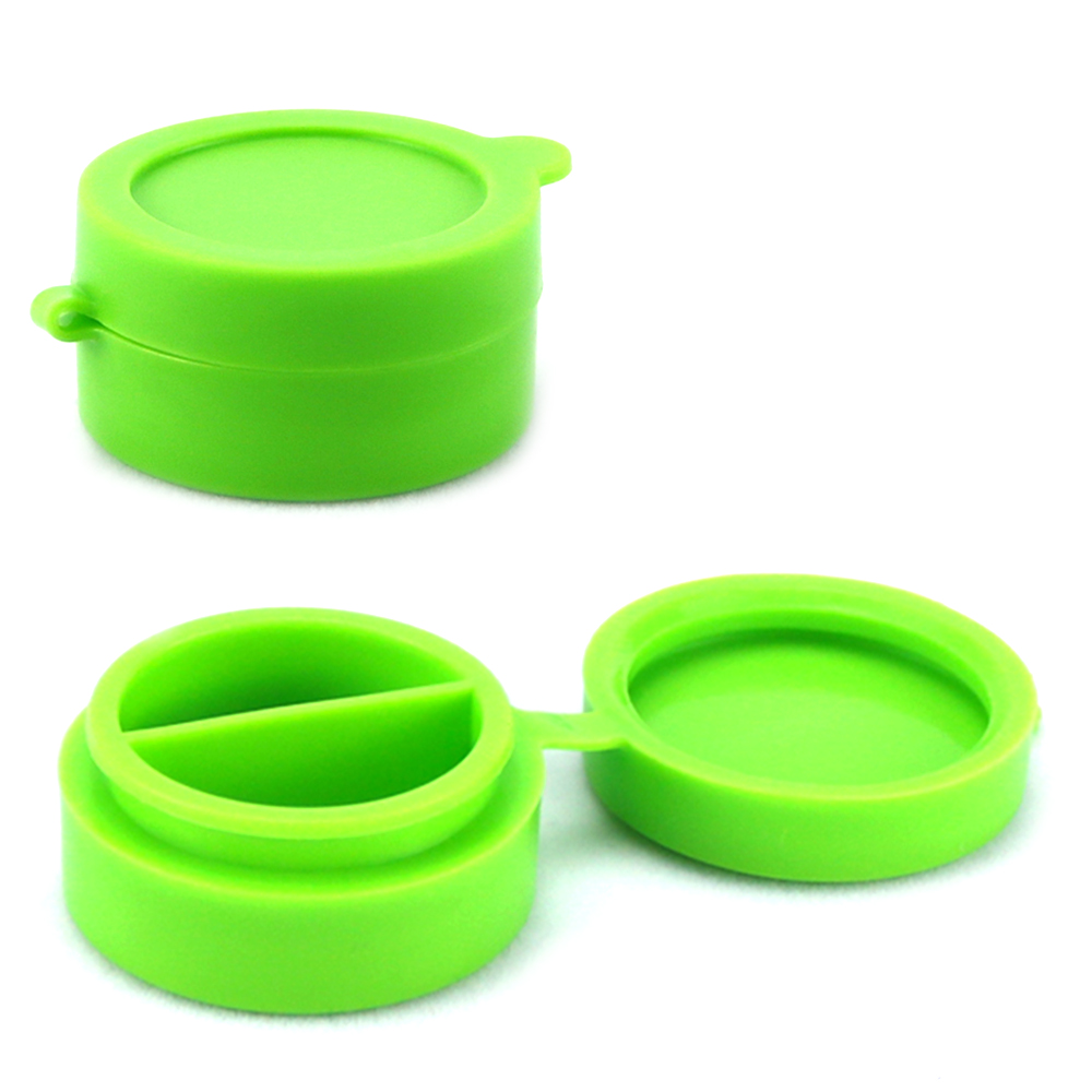 A3207 Silicone Jar 7/10ml One-two partition space Hot Sell