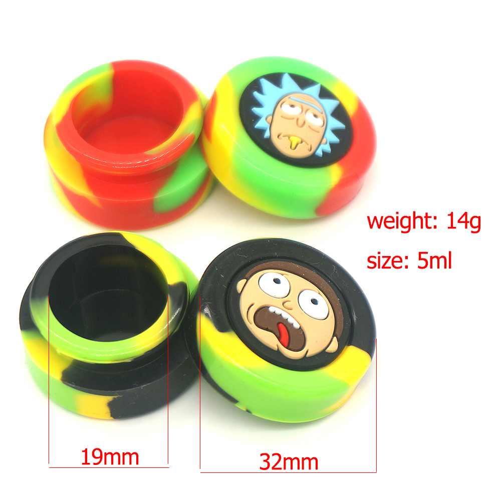 A3298 Rick And Morty Silicone Jar 5ml